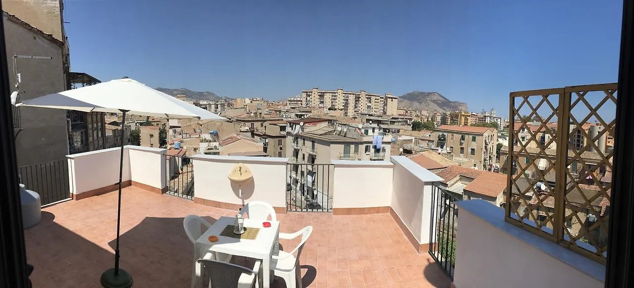 Frank'S House - Appartamento Con Terrazzo In Centro Palermo 0*,